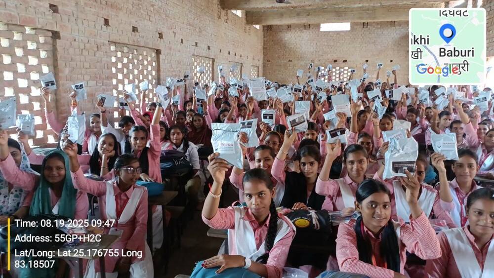 WARDS menstrual health workshop, Baburi, Chandauli
