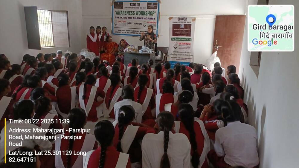 Gird Baragaon school assembly, Chandauli