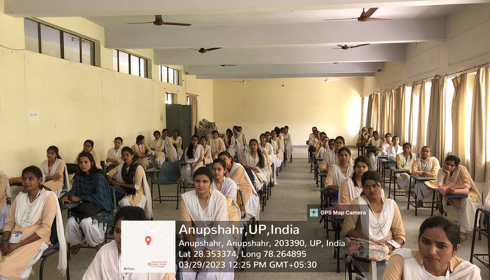 Student audience, geotagged 29 March 2023, Anupshahr